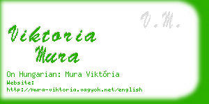 viktoria mura business card